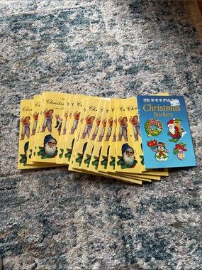 Vintage Christmas Sticker Booklets Lot